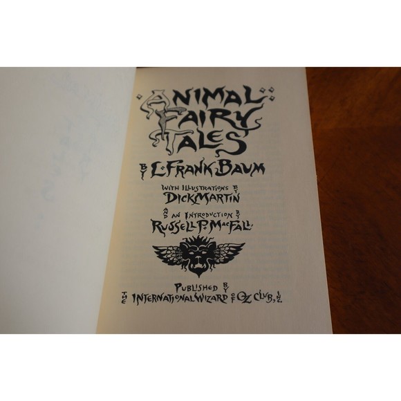 L. FRANK BAUM ANIMAL FAIRY TALES The International Wizard of Oz Club 1989 Second - Picture 8 of 13